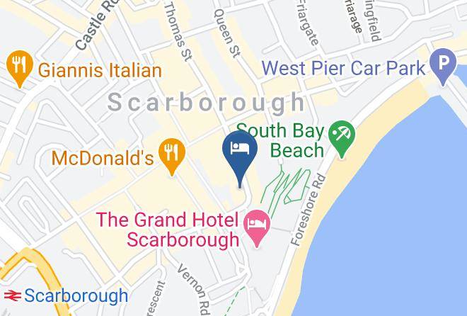 North Yorkshire - Royal Hotel Scarborough Maps