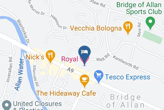 Stirling - Royal Hotel Stirling Maps