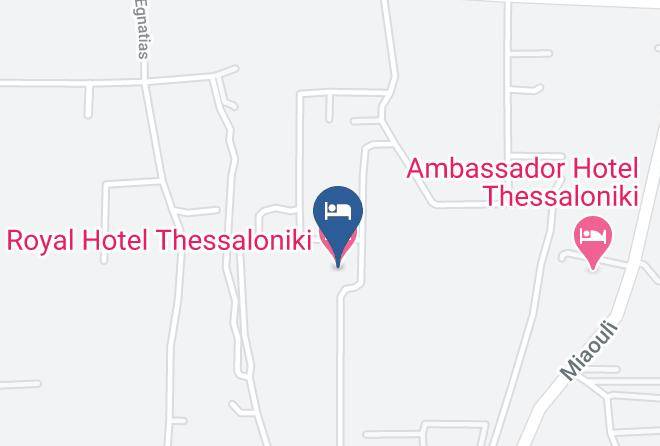 Salonica - Royal Hotel Thessaloniki Maps