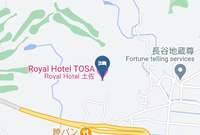 Geisei Vil Aki District - Royal Hotel Tosa Maps