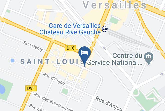 Yvelines - Royal Hotel Versailles Maps