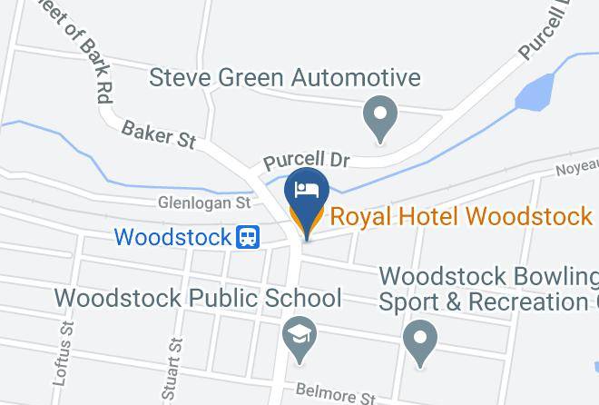 Royal Hotel Woodstock Map