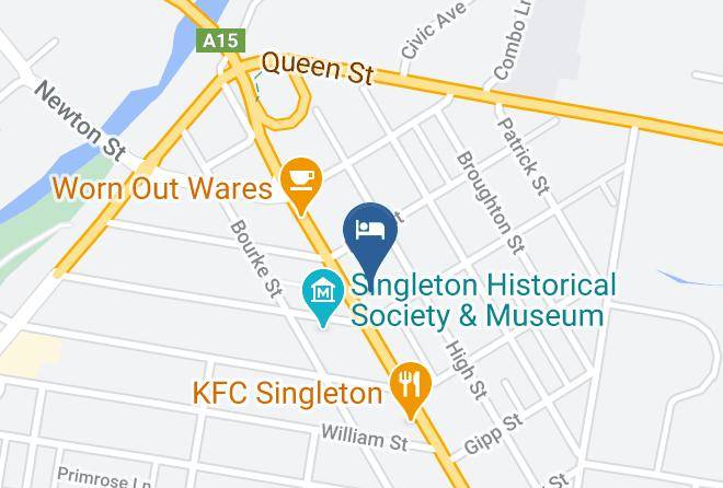 Singleton - Royal Hotel Motel Maps