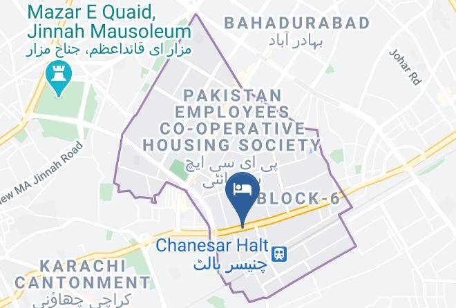 Karachi - Hotel Faran Maps