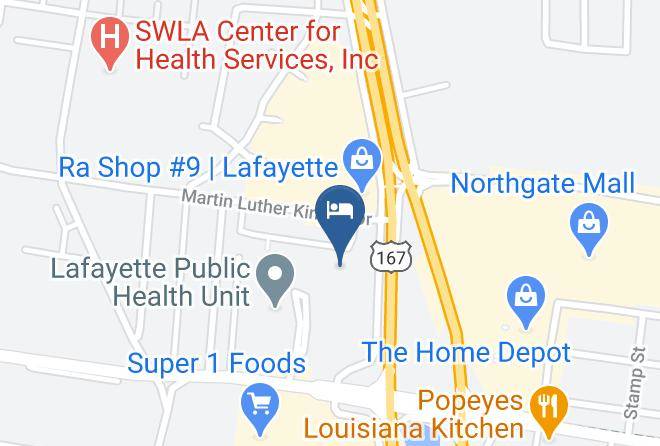 Lafayette Par - Royal Inn Lafayette Maps