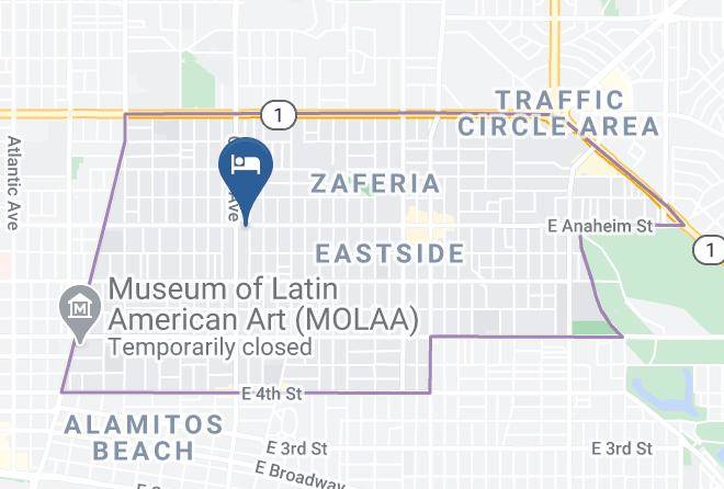 Los Angeles - Royal Inn Motel Long Beach Maps