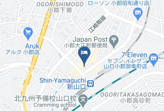 Yamaguchi City - Royal Inn Shinyamaguchi Maps