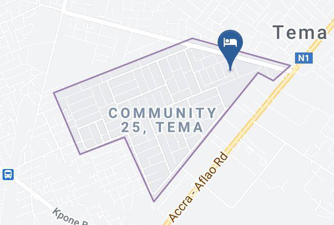 Tema - Royal Kamak Hotel Tema Maps