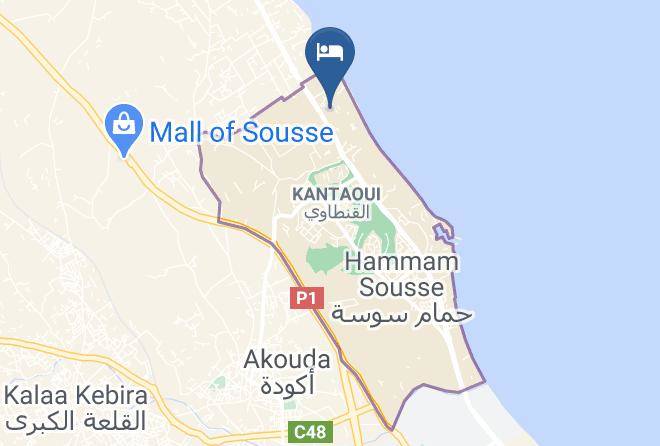 Tunisia - Royal Kenz Hotel Maps
