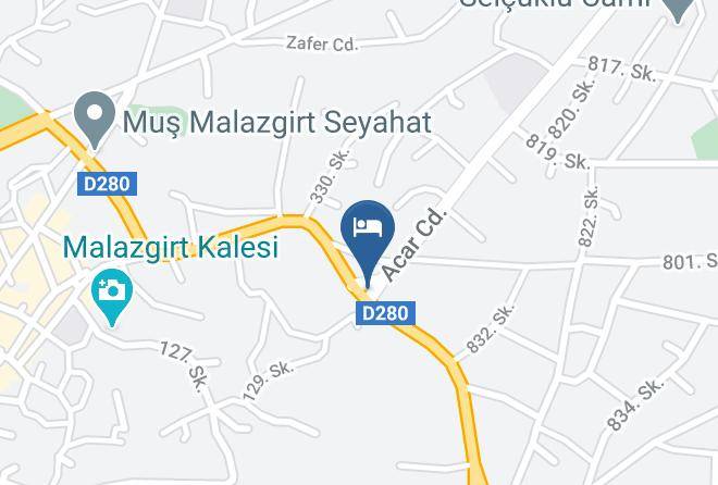 Malazgirt - Royal Koza Otel Maps