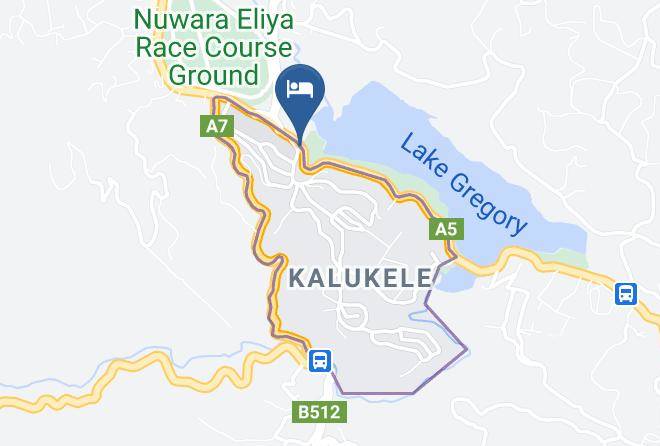 Kandy - Royal Lake Hotel Maps