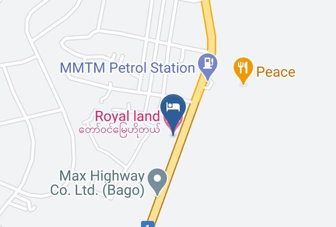 Bago - Royal Land Hotel Maps
