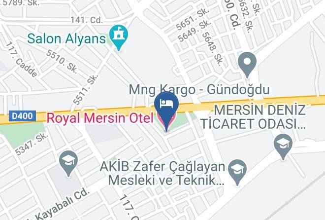 Royal Mersin Otel Map