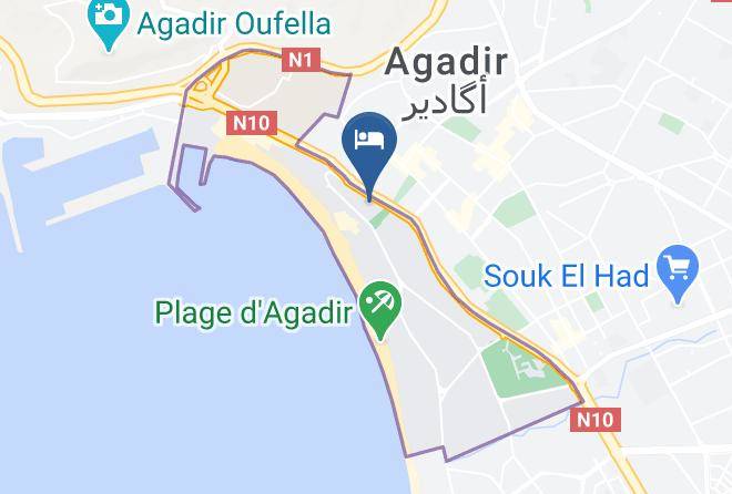 Agadir - Hotel Royal Mirage Maps