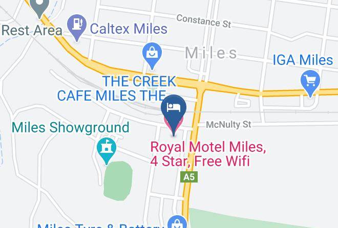 Western Downs - Royal Motel Miles 4 Star Free Wifi Maps