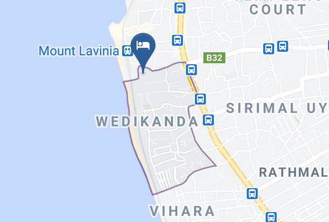Colombo - Royal Mount Hotel Mount Lavinia Maps