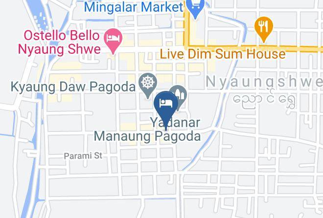 Taunggyi - Royal Nyaung Shwe Hotel Maps