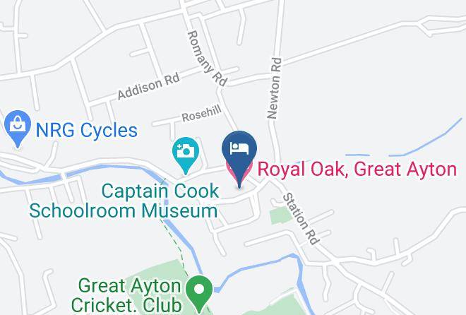Royal Oak Great Ayton Map