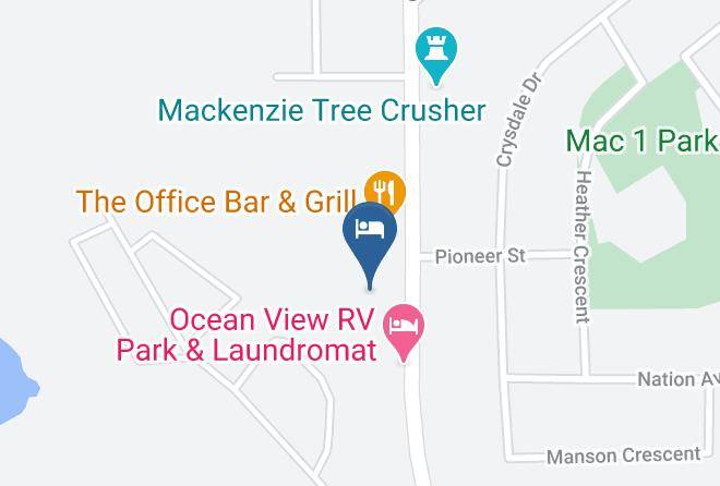 Fraser Fort George - Royal Oak Inn & Suites & Rv Park Maps