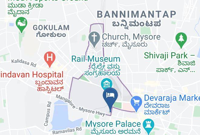 Mysore - Royal Orchid Metropole Mysore Maps
