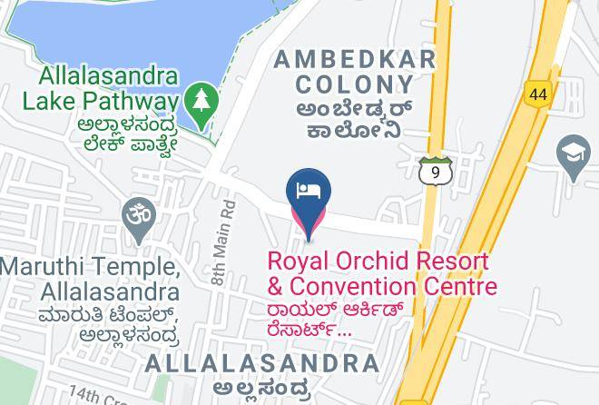 Bengaluru - Royal Orchid Resort & Convention Centre Maps