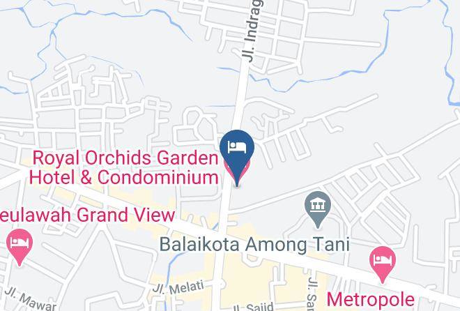 Kota Batu - Royal Orchids Garden Hotel & Condominium Maps