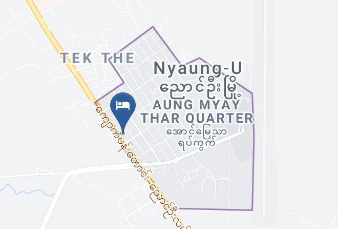 Nyaung U - Royal Palace Hotel Bagan Maps