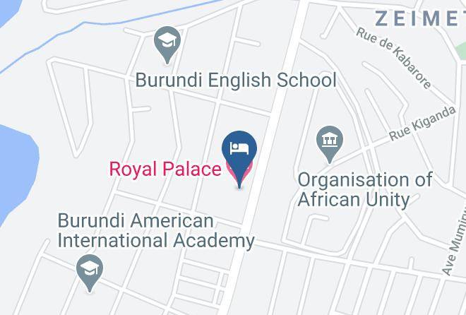 Bujumbura - Royal Palace Hotel Maps