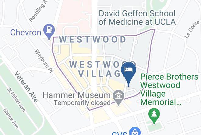 Royal Palace Westwood Hotel Map