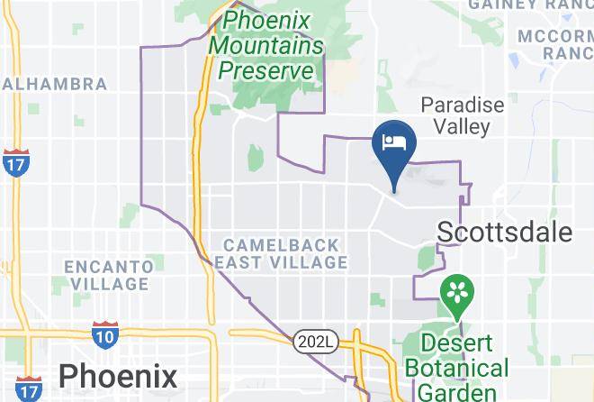 Maricopa - Royal Palms Resort And Spa Maps