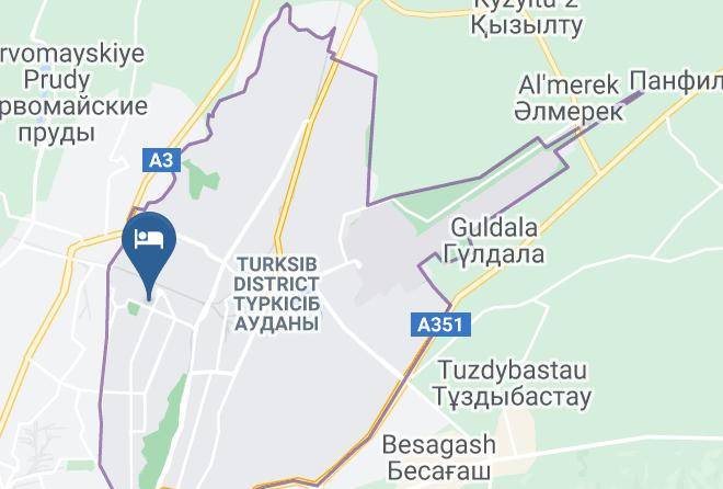 Almaty City - Royal Park Hotel Maps