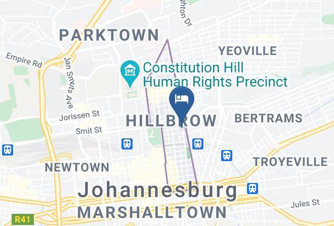 City Of Johannesburg - Royal Park Hotel Maps