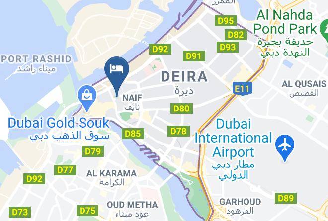 Dubai - Royal Park Hotel Maps