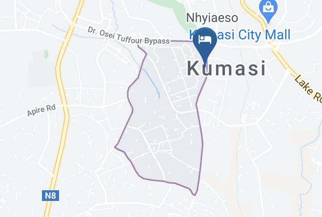 Kumasi - Royal Park Hotel Maps