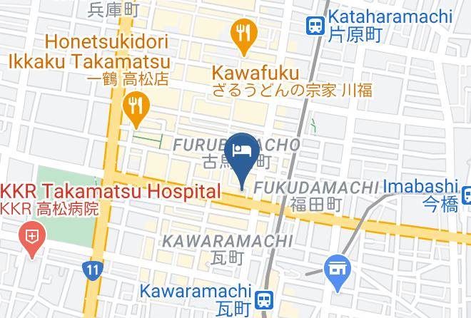 Takamatsu City - Royal Park Hotel Takamatsu Maps