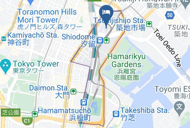 The Royal Park Hotel Tokyo Shiodome Map