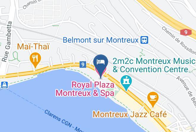 Pays D Enhaut - Royal Plaza Montreux & Spa Maps