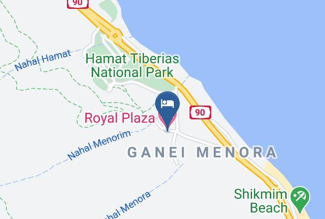 Tiberias - Royal Plaza Maps