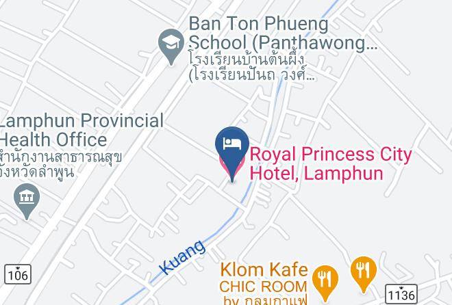 Amphoe Mueang Lamphun - Royal Princess City Hotel Lamphun Maps