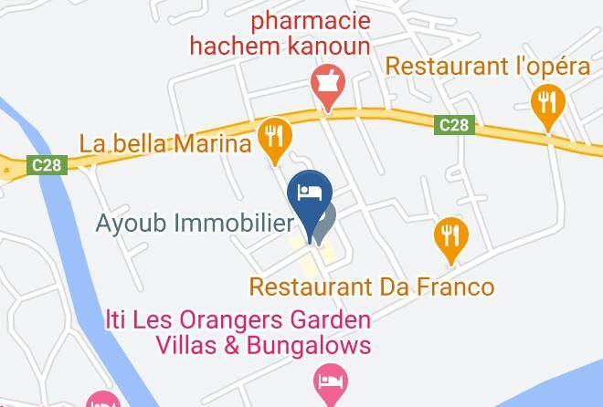 Tunisia - Royal Residence Hotel Maps
