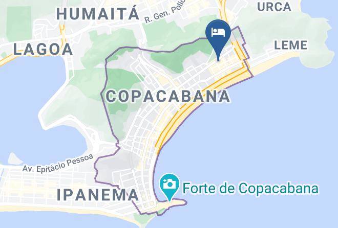 Rio De Janeiro Acabana - Royal Rio Palace Hotel Maps
