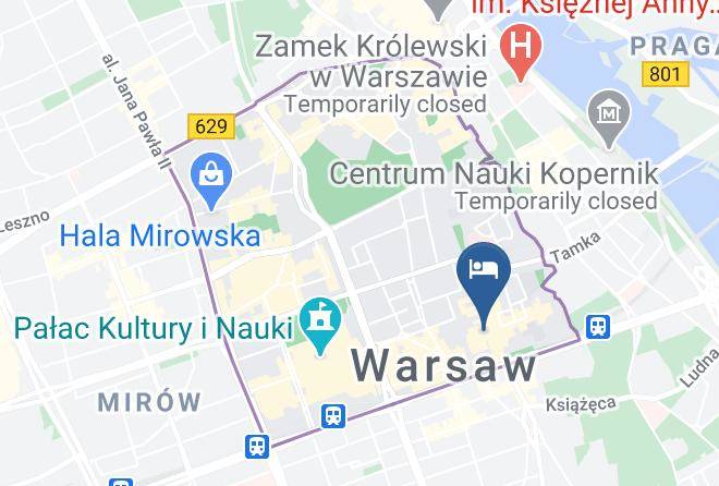 Warsaw - Royal Route Residence Maps