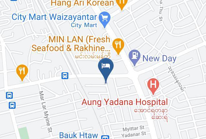 Yangon East - Royal Ruby Hotel Maps