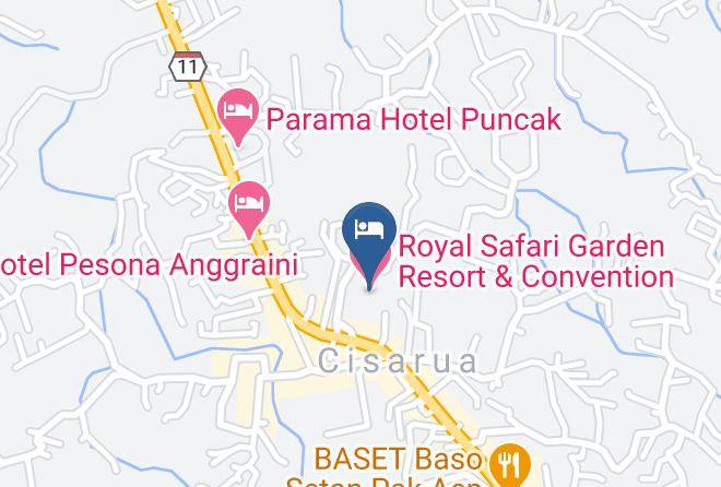Royal Safari Garden Resort & Convention Map