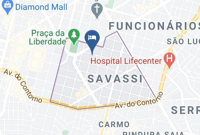 Belo Horizonte - Royal Savassi Boutique Hotel Maps