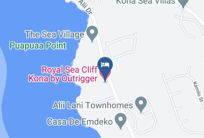 Hawaii - Royal Sea Cliff Kona By Outrigger Maps