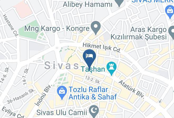 Royal Sivas Otel Map