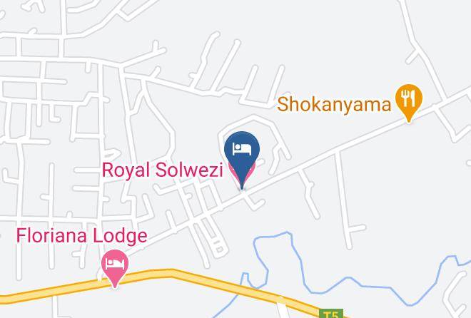 Solwezi - Royal Solwezi Hotel Maps