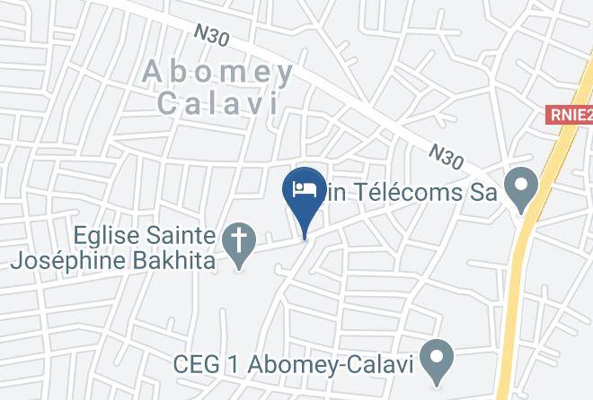 Abomey Calavi - Royal Space Hotel Maps