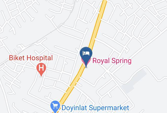 Oshogbo - Royal Spring Hotel Maps